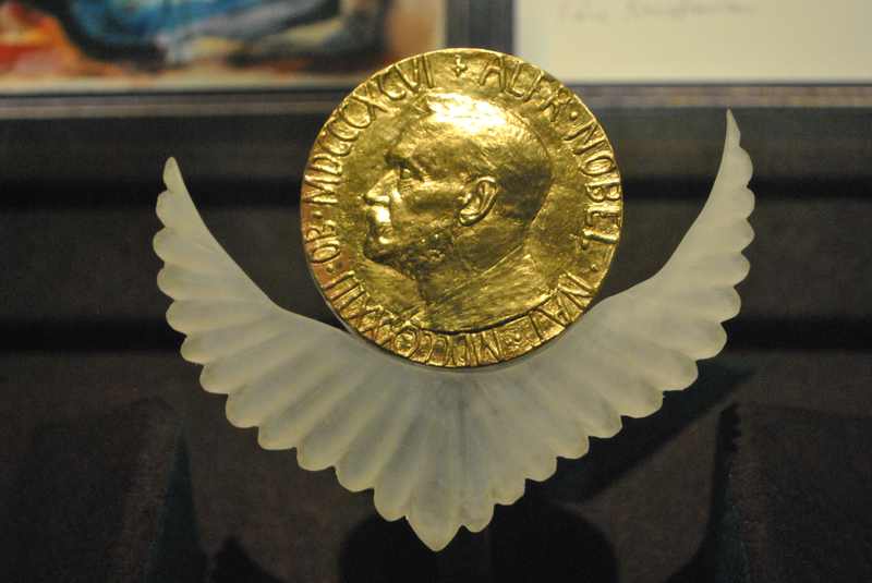 A Nobel Peace Prize medal, the award at the center of the Trump Nobel Peace Prize 2026 campaign