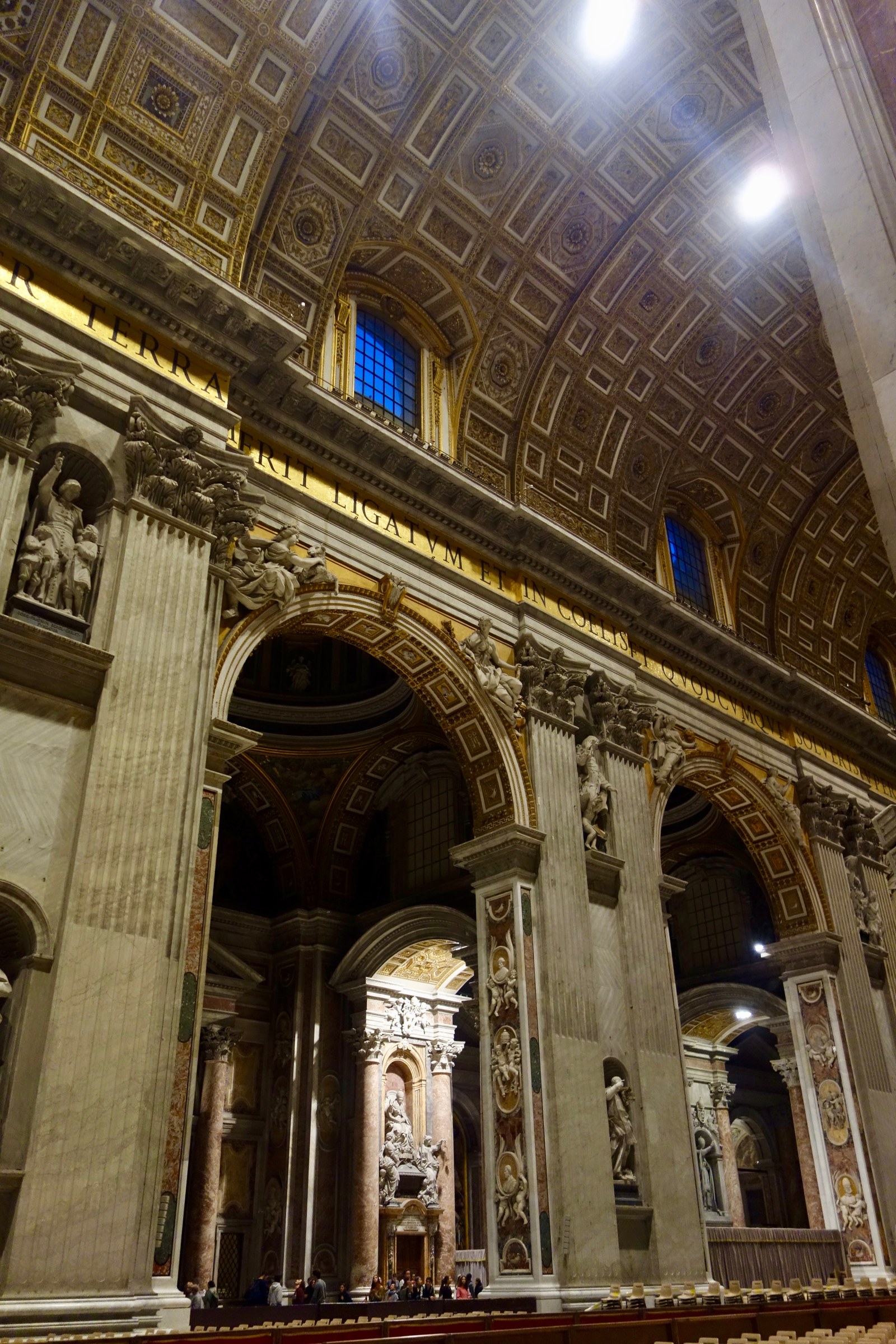 Inside St Peter’s Basilica in Vatican City, the historic centre of the Catholic Church, whose Fides statistics now count more Catholics in Africa than in Europe