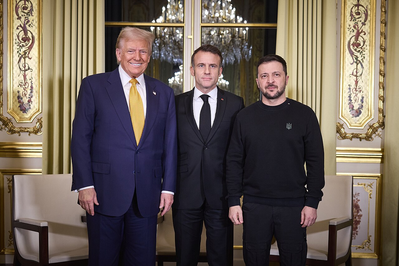 French President Emmanuel Macron during a December 2024 meeting in Paris