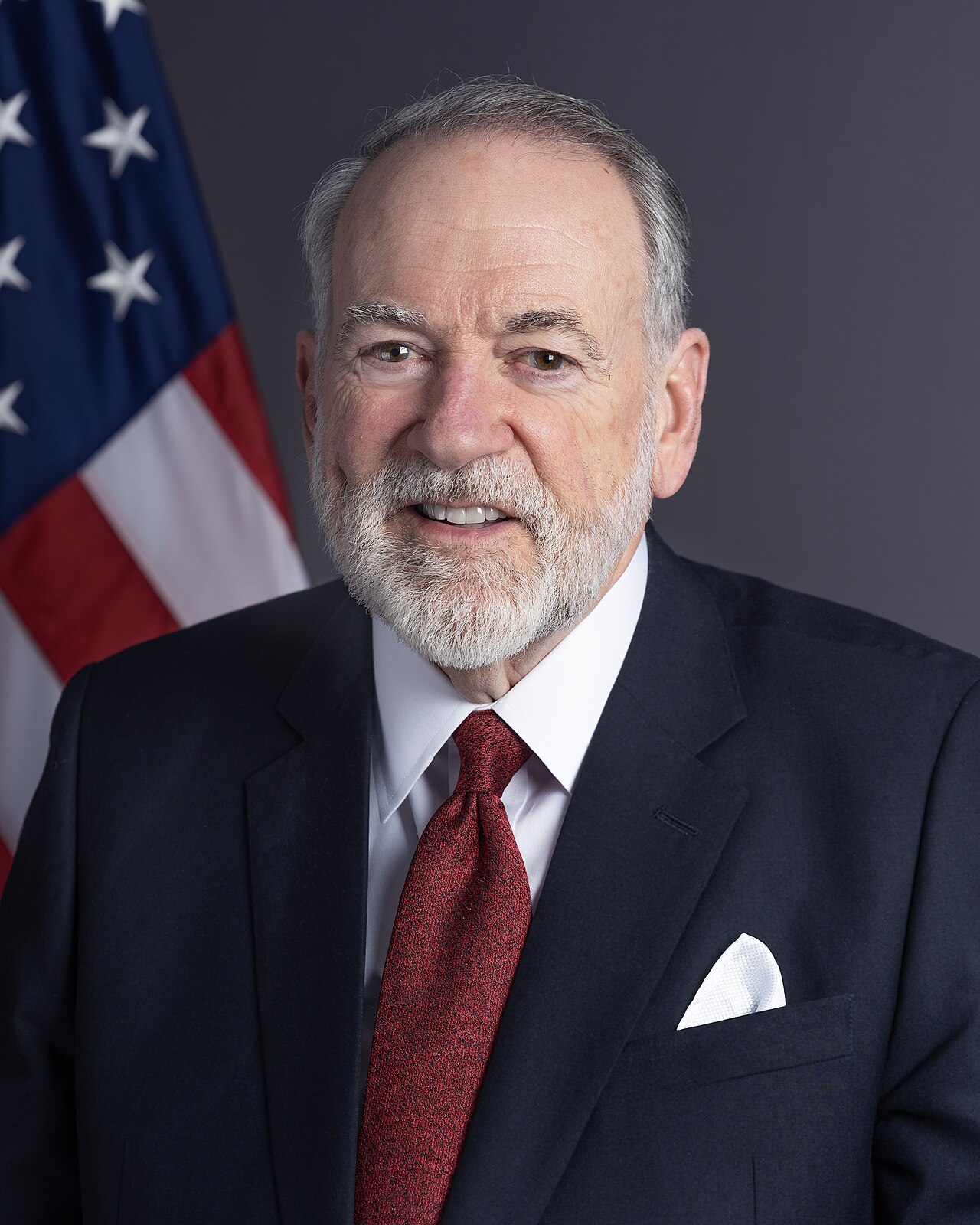 Mike Huckabee official portrait 2025 US Ambassador to Israel