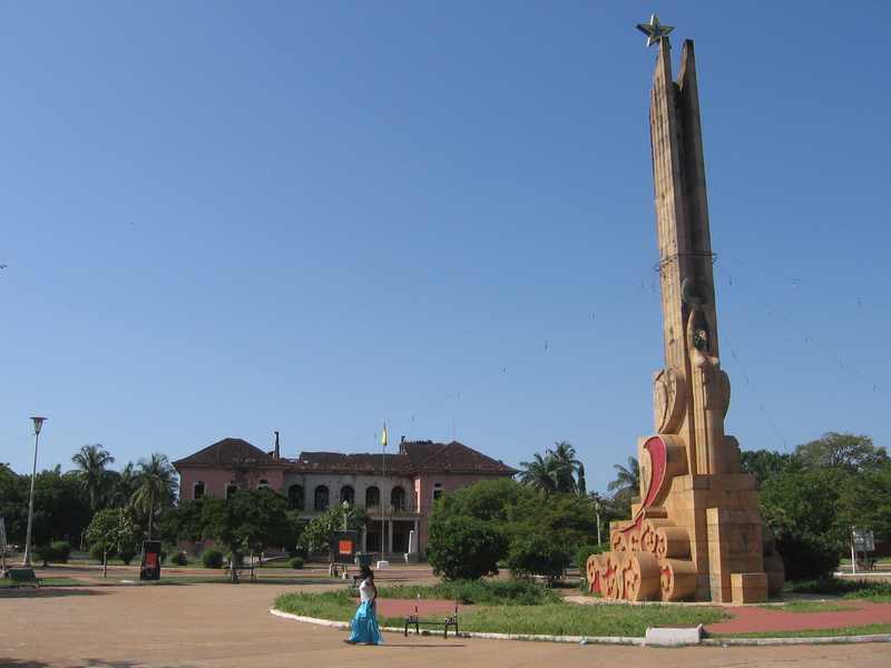 The presidential palace in Bissau, seat of Guinea-Bissau’s junta-led transitional government
