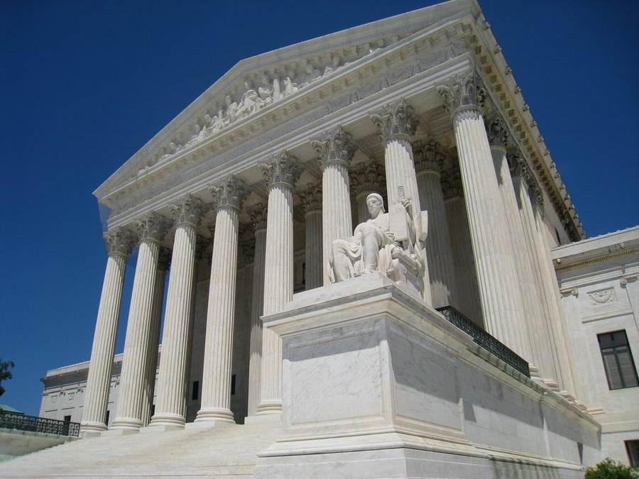 The United States Supreme Court building in Washington