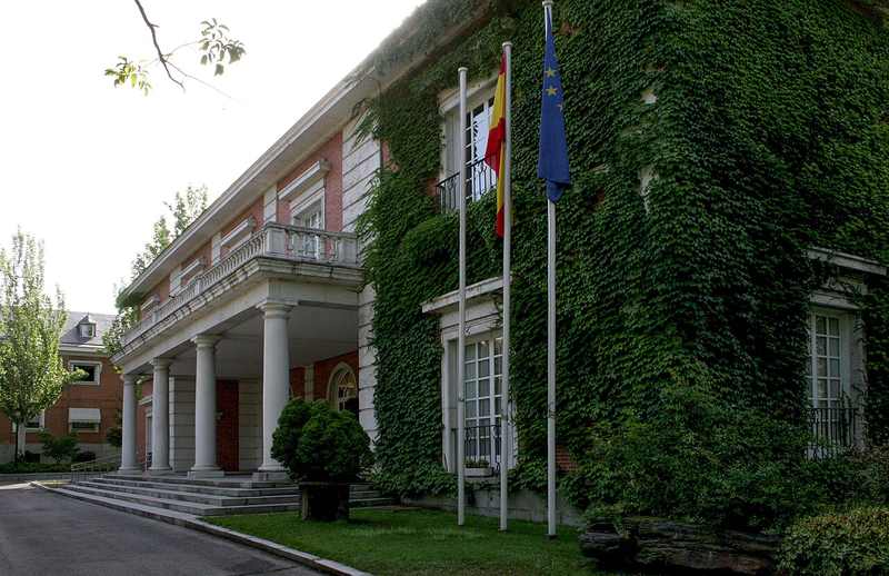 Palacio de la Moncloa where Pedro Sánchez announced Spain's November 29 snap election