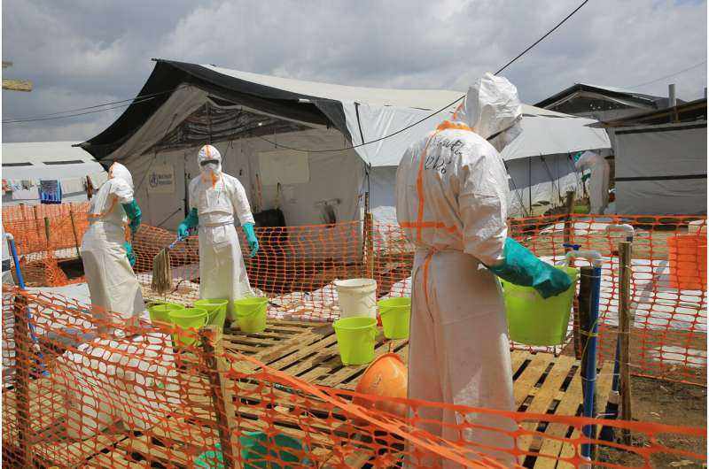 Health workers clean Ebola treatment equipment in Butembo as Congo's death toll passes 4,000