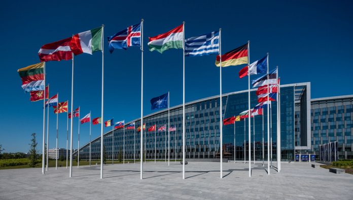 NATO headquarters in Brussels, where the alliance answered Russia's Kaliningrad nuclear warning in writing