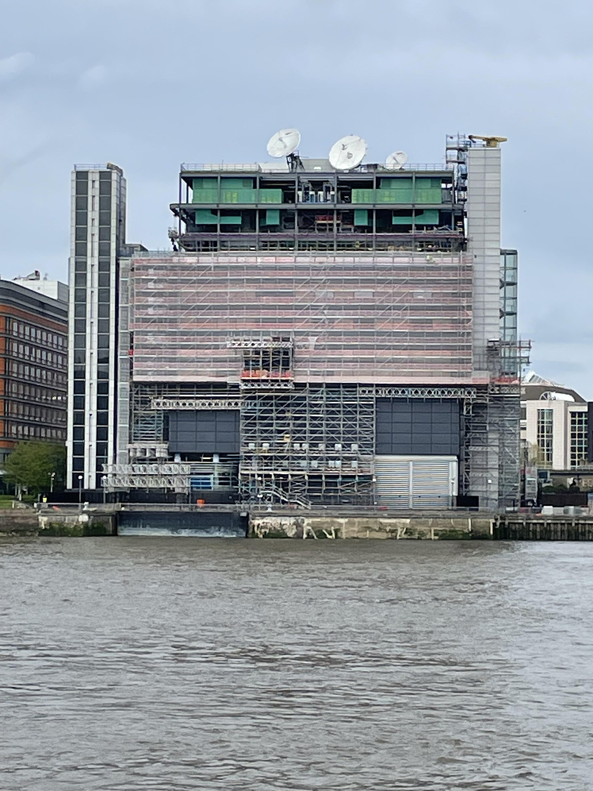 CERT-In eMudhra advisory — exterior of a data centre building seen across a river