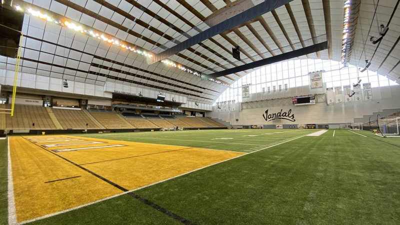 Inside the P1FCU Kibbie Dome in Moscow, Idaho, where Idaho beat No. 1 Montana State 35-34 on a final-play touchdown and two-point conversion
