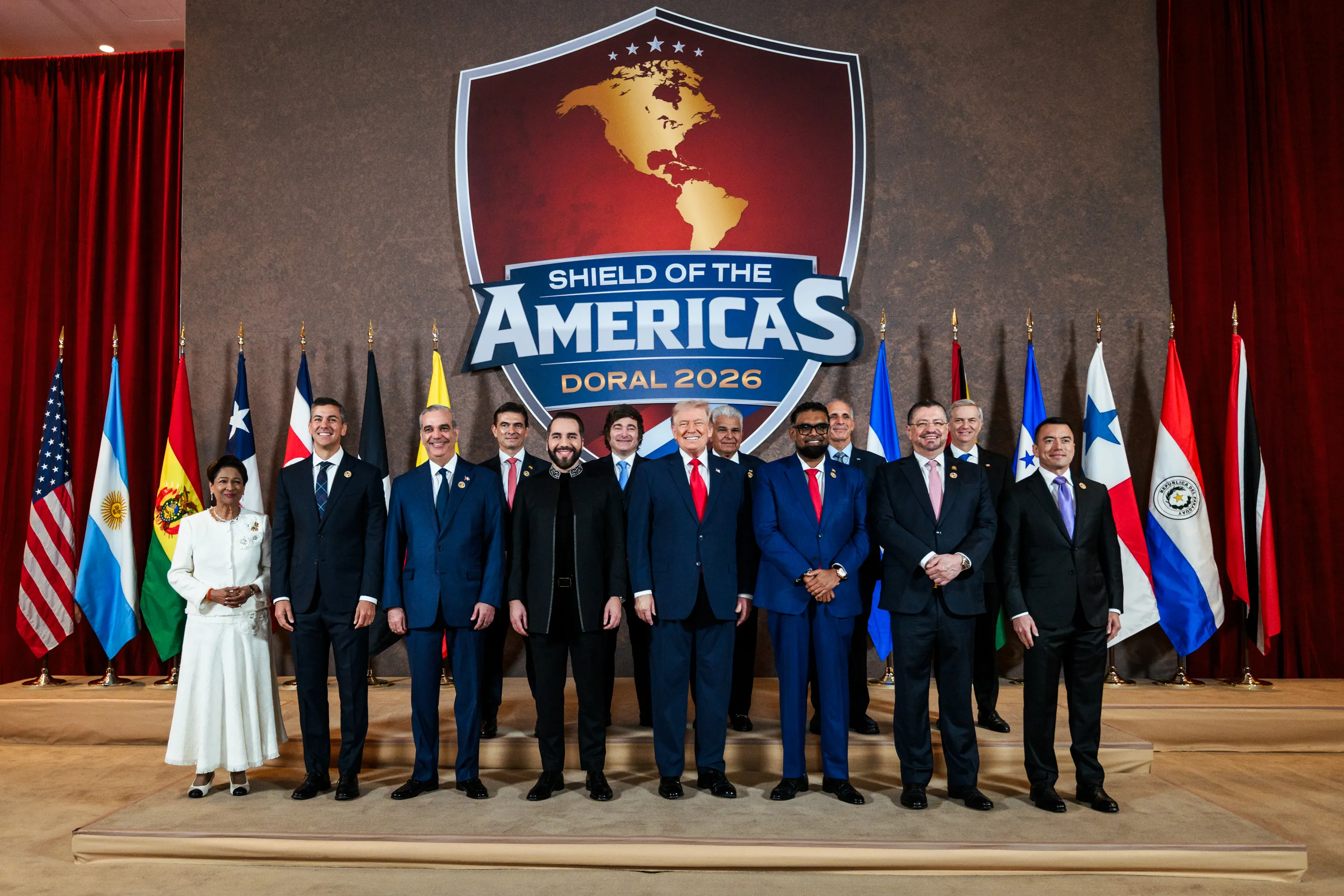 President Donald Trump at an official White House event in March 2026