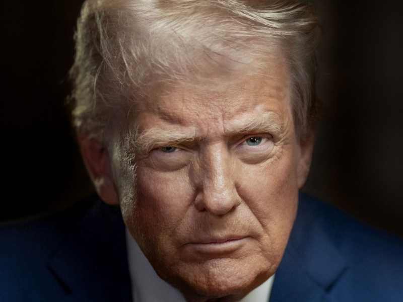 President Donald Trump, official White House portrait.