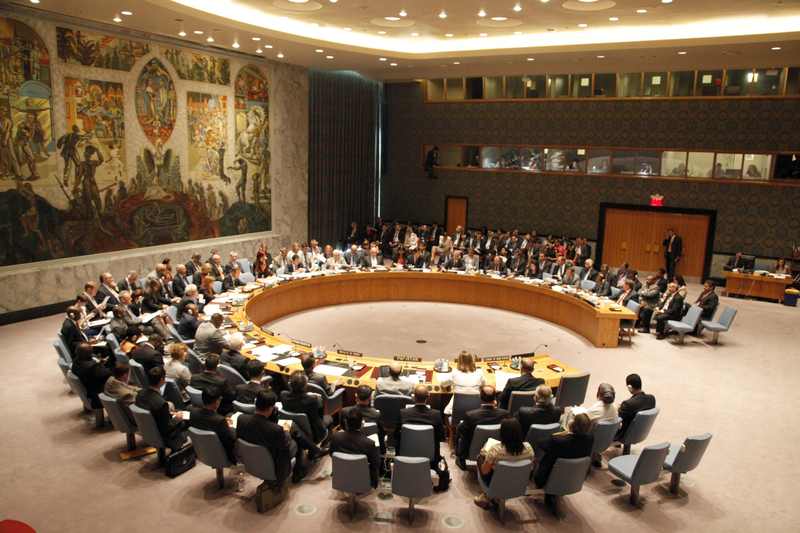 United Nations Security Council chamber where UN Sudan sanctions were extended to December 2026