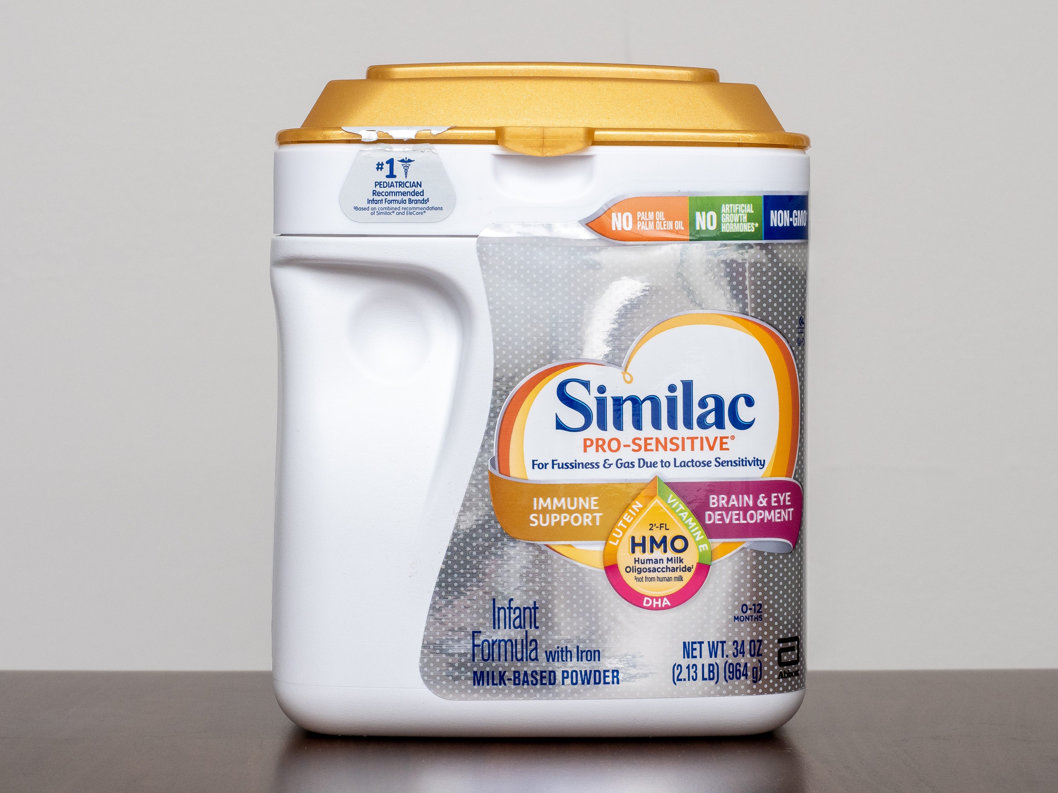 Similac infant formula cans on a store shelf — one of the Abbott nutrition brands moving to the new standalone company