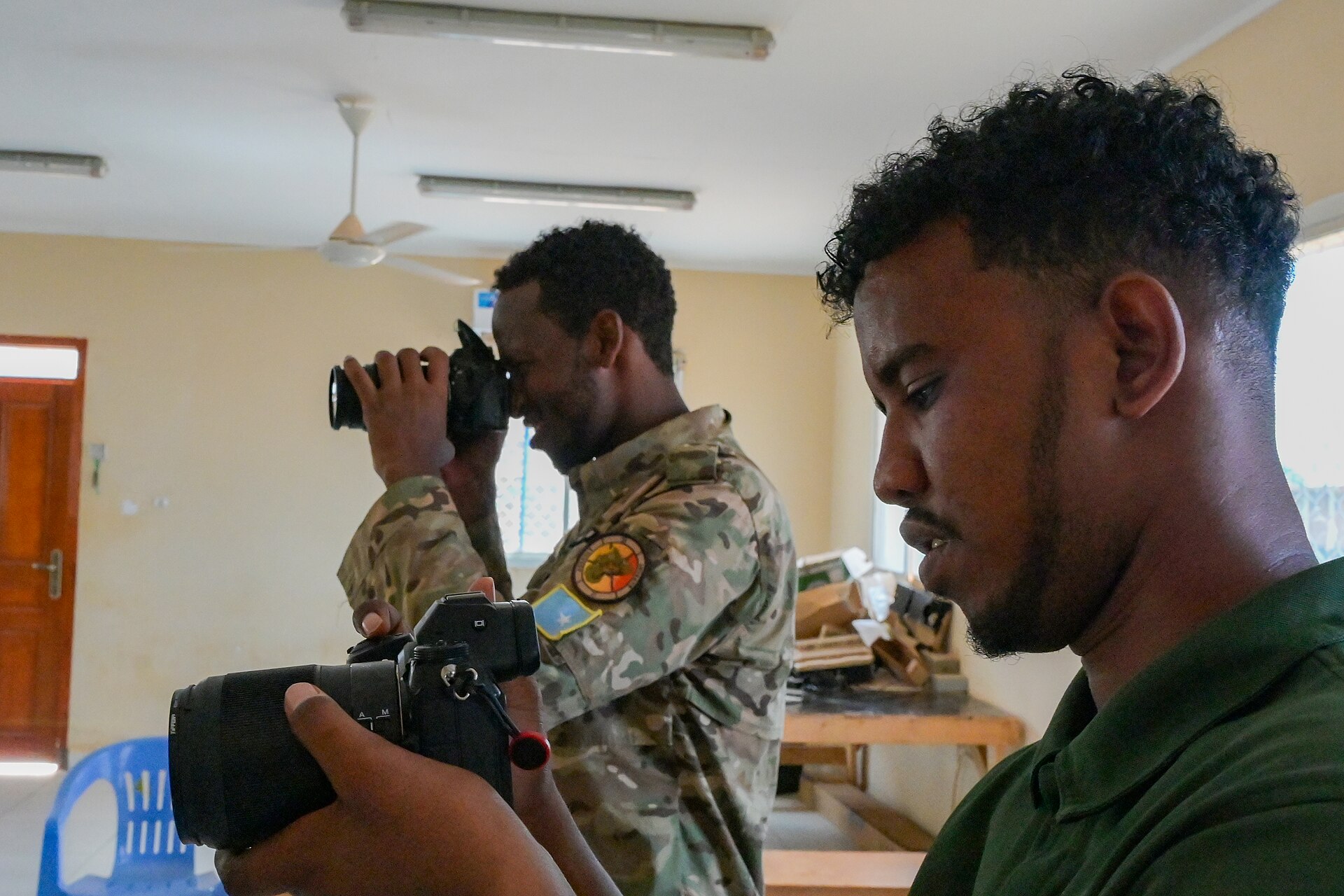 Somali National Army soldiers during a joint knowledge exchange exercise — Somali soldiers killed in al Shabaab fighting in the Bay region