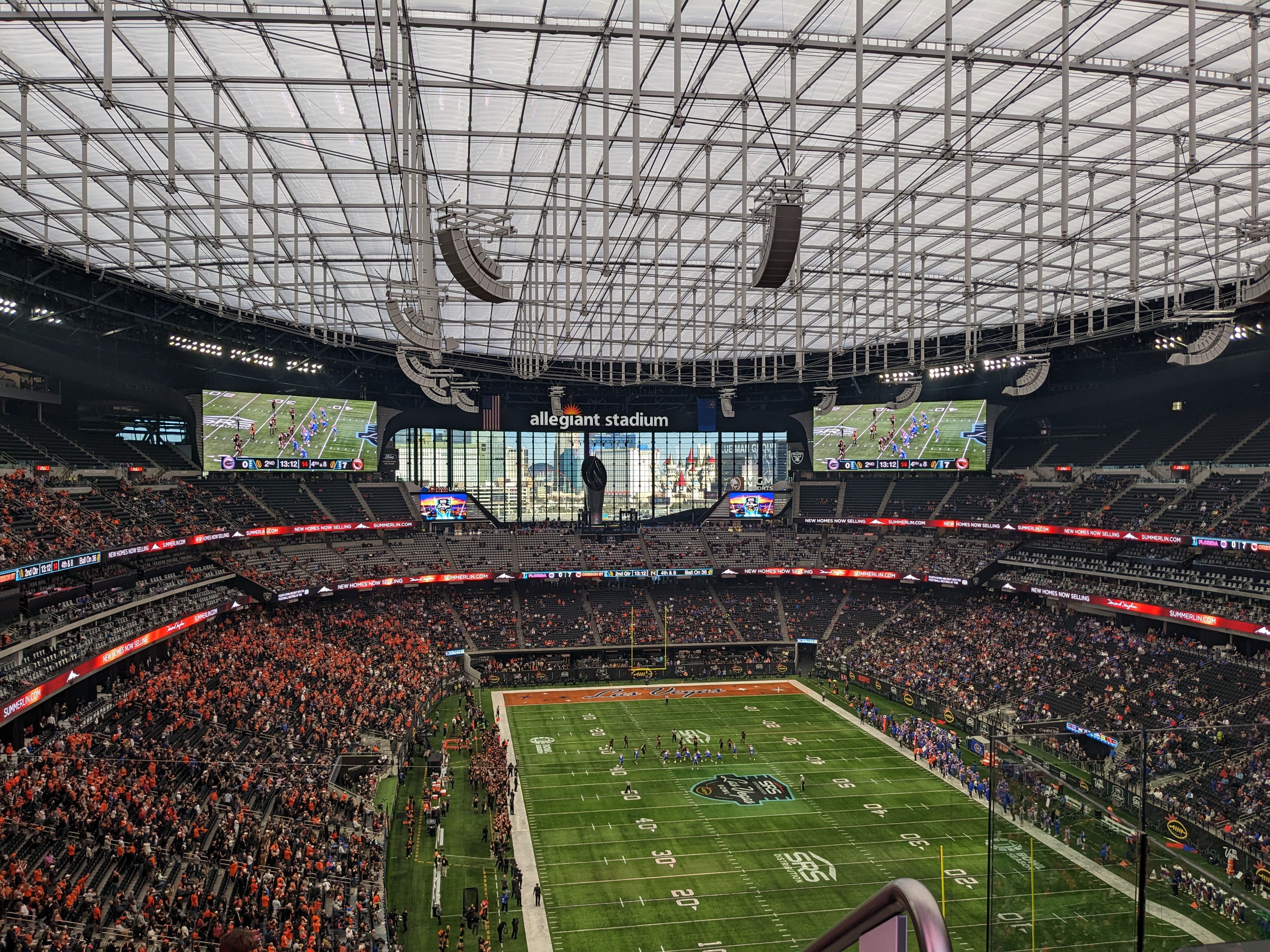Bills vs Raiders final score — Allegiant Stadium in Las Vegas, Nevada