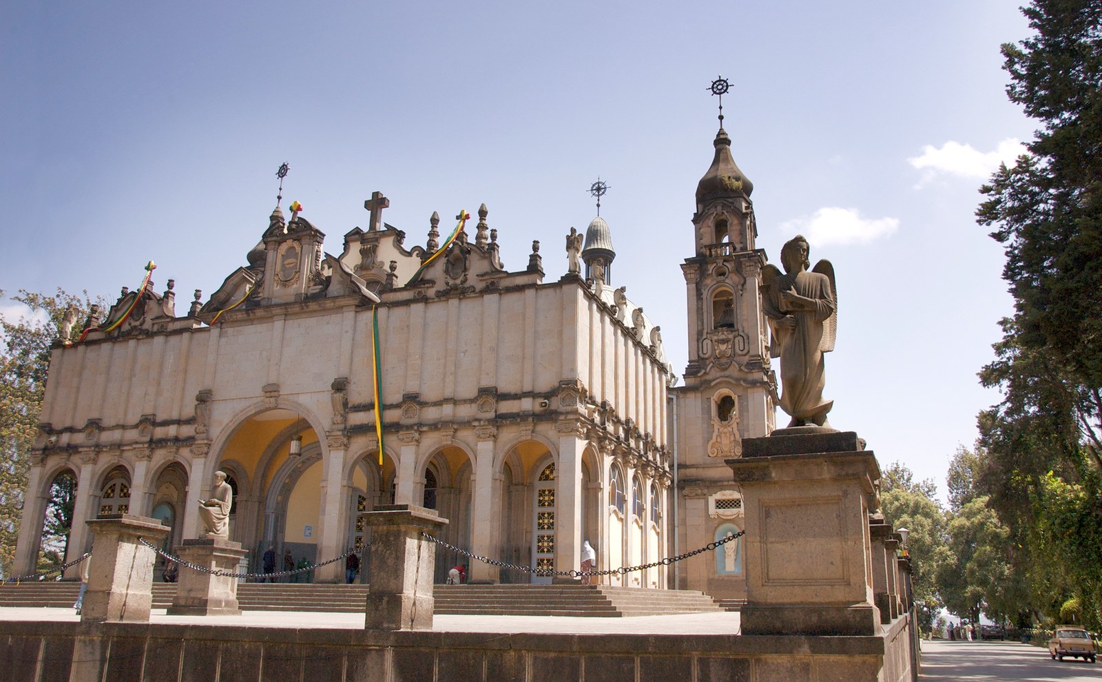 Holy Trinity Cathedral in Addis Ababa, seat of the Ethiopian Orthodox Tewahedo Church whose Holy Synod confirmed 60 Ethiopia Orthodox Christians killed in Arsi attacks