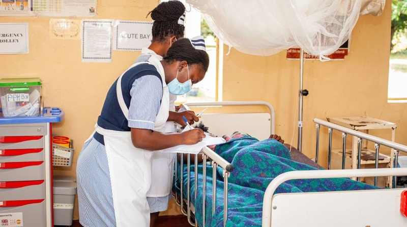 Maternal health care in Zambia, one of the public-health areas sustained by long-running U.S. health funding
