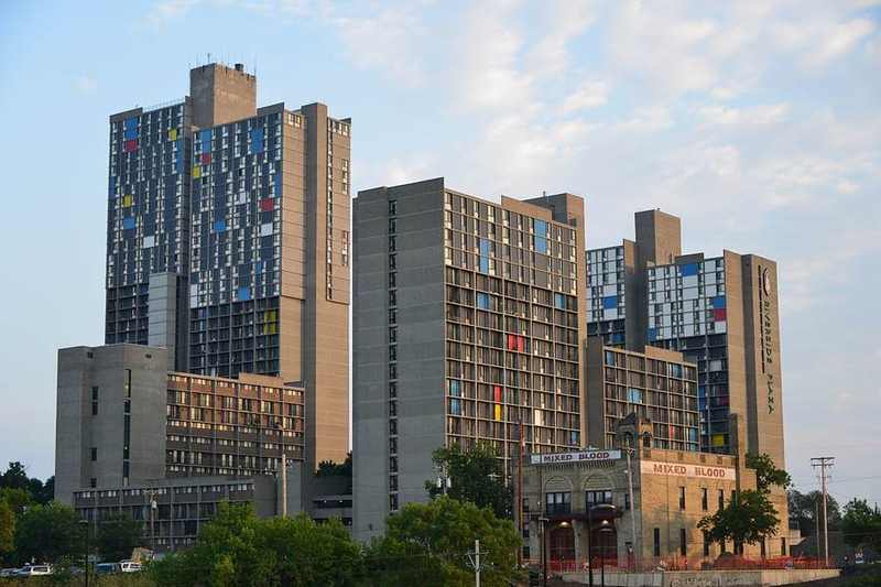 Riverside Plaza in Minneapolis, home to part of Minnesota's Somali community affected by rising Somali deportation orders