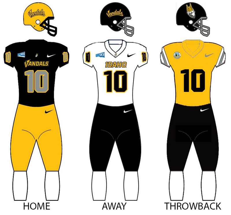 Idaho Vandals football uniforms — quarterback Joshua Wood led Idaho to a 35-34 upset of No. 1 Montana State