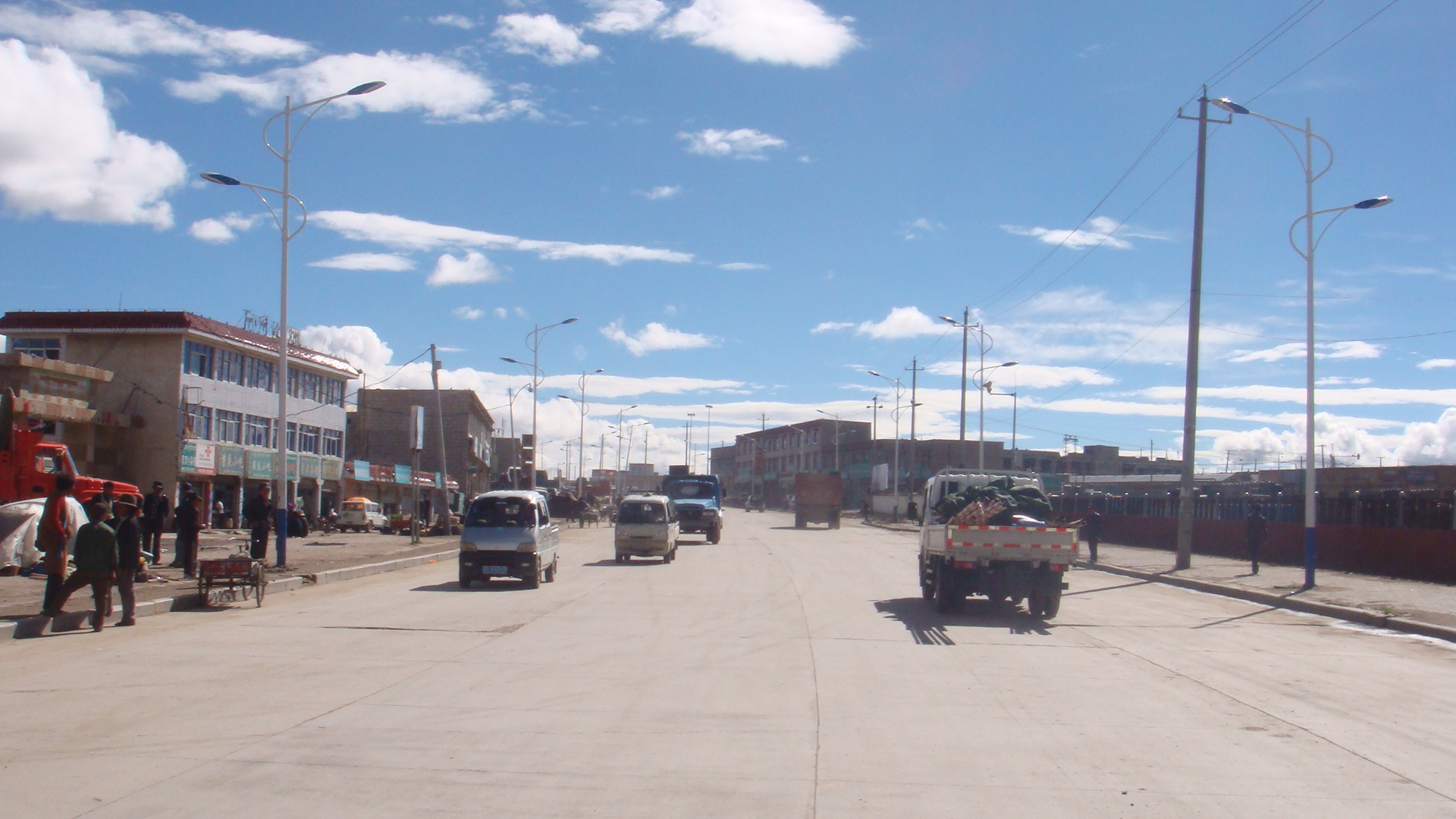 Nagqu earthquake damage casualties — the town of Nagqu in northern Tibet, file photo