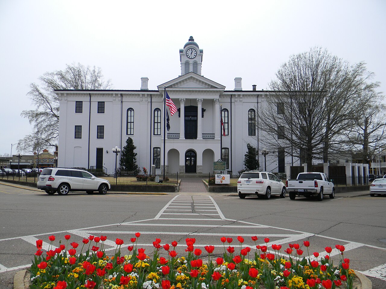 Lafayette County Courthouse on the square in Oxford, Mississippi