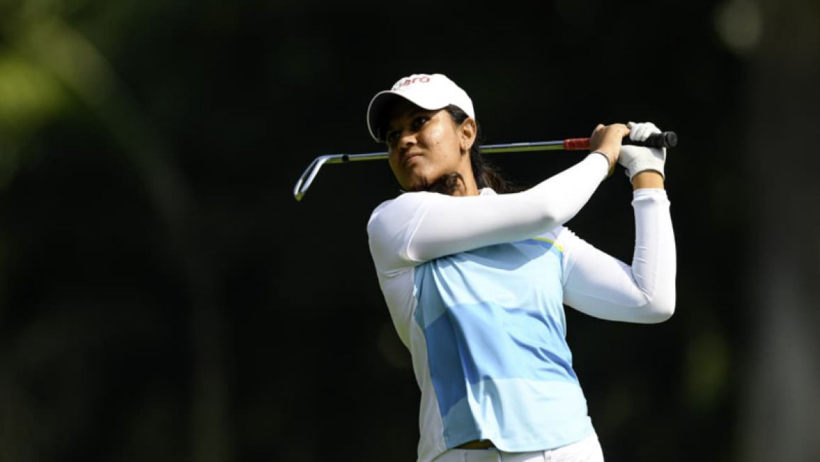 Pranavi Urs, winner of India's first women's individual golf gold at the Asian Games