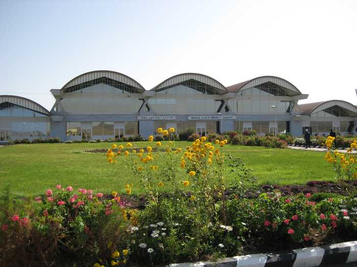 Alula Aba Nega Airport in Mekelle, Tigray, which the pro-government Tigray Peace Forces claim to have retaken