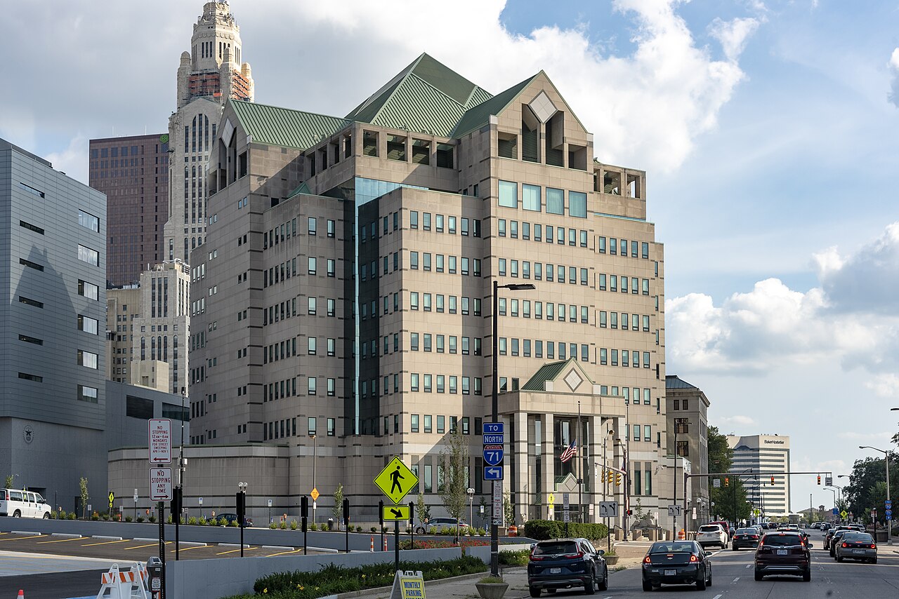 Columbus Division of Police headquarters in downtown Columbus, Ohio