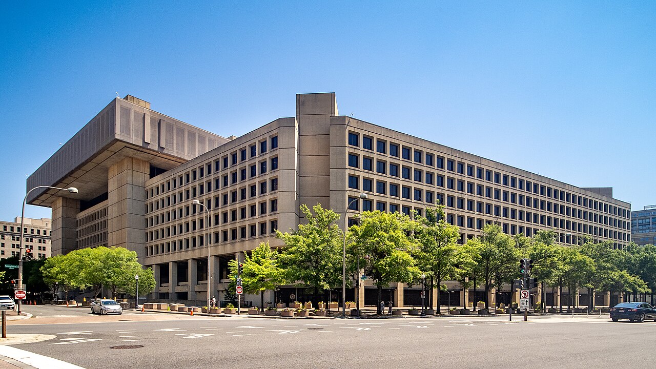 FBI headquarters in Washington as ShinyHunters claims a PeopleSoft breach
