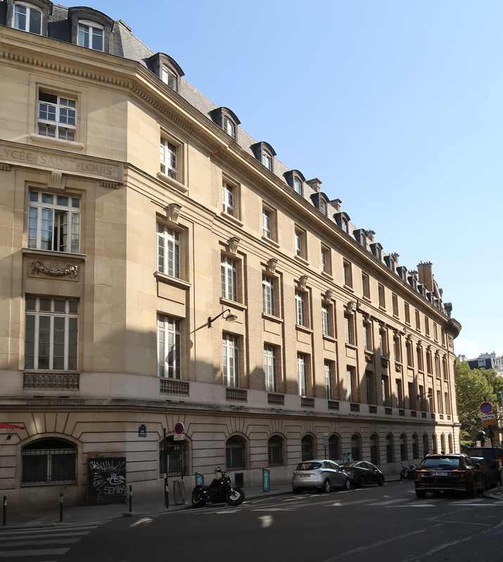 Lycée Saint-Louis on Rue de Vaugirard in Paris, illustrating the high schools central to France's student protest debate