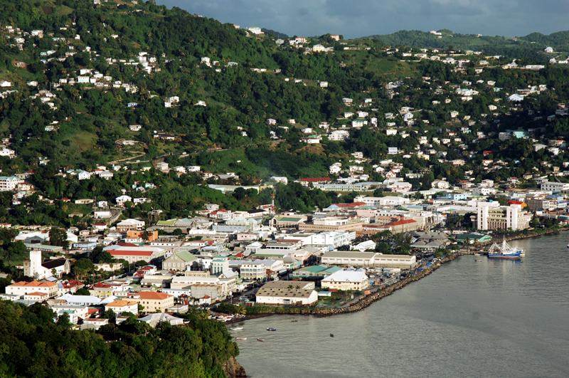 Kingstown, the capital of St. Vincent and the Grenadines, near the Green Hill community where a mass shooting killed four people