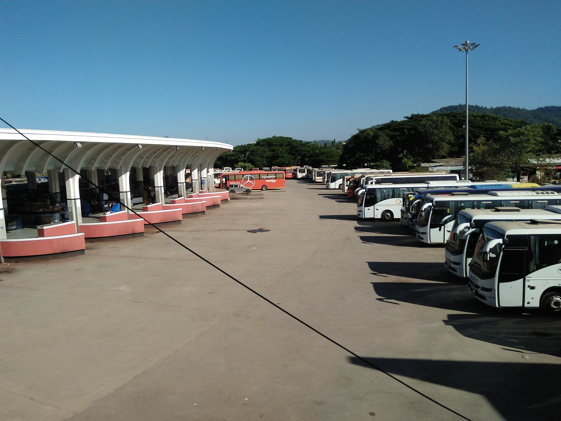 Buses at the inter-state bus terminal in Guwahati in a file photo, the transport hub of northeast India's gateway city