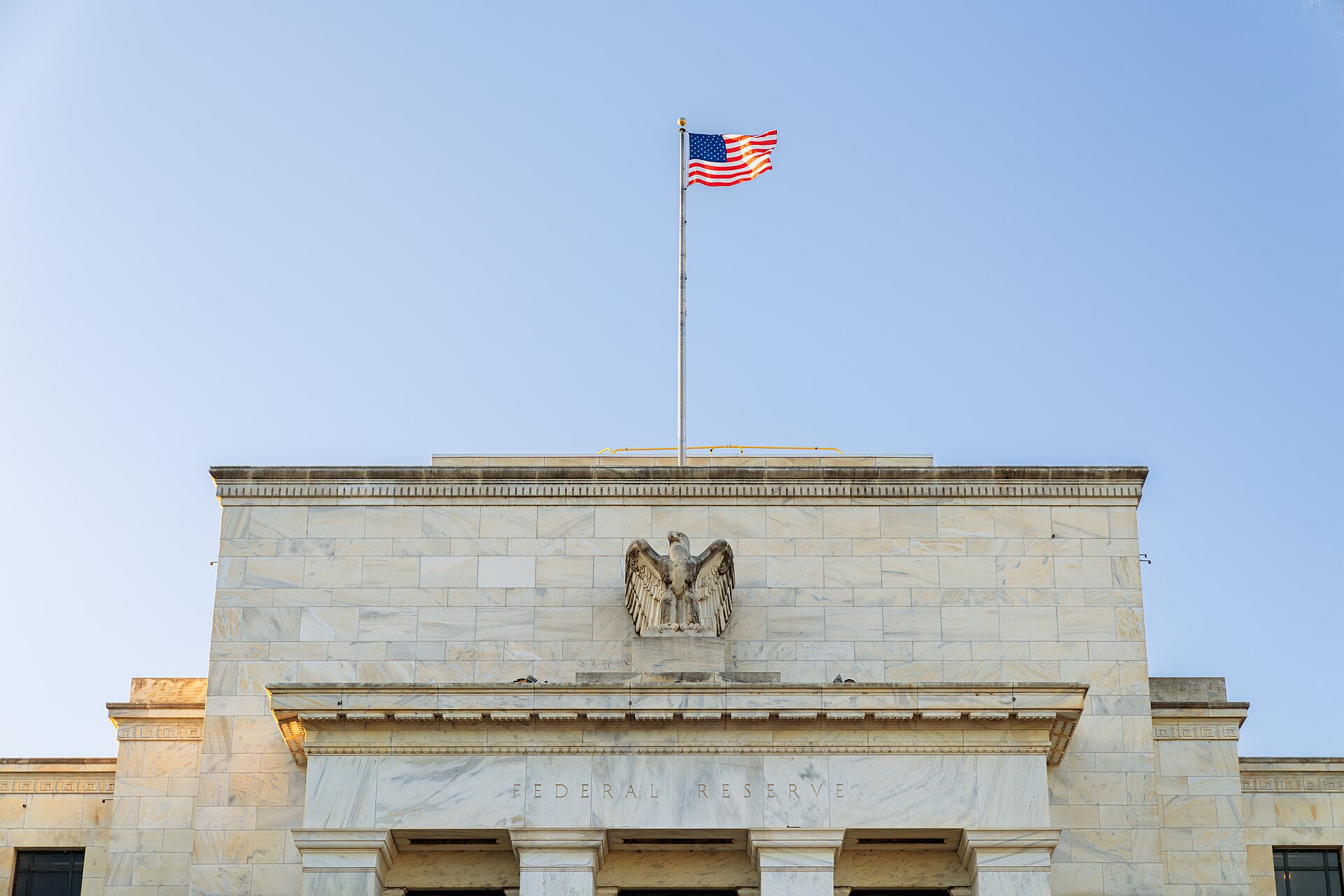 The Federal Reserve building in Washington, D.C. (file photo) — the Fed held rates steady on October 28, 2026, as traders priced a possible December rate hike