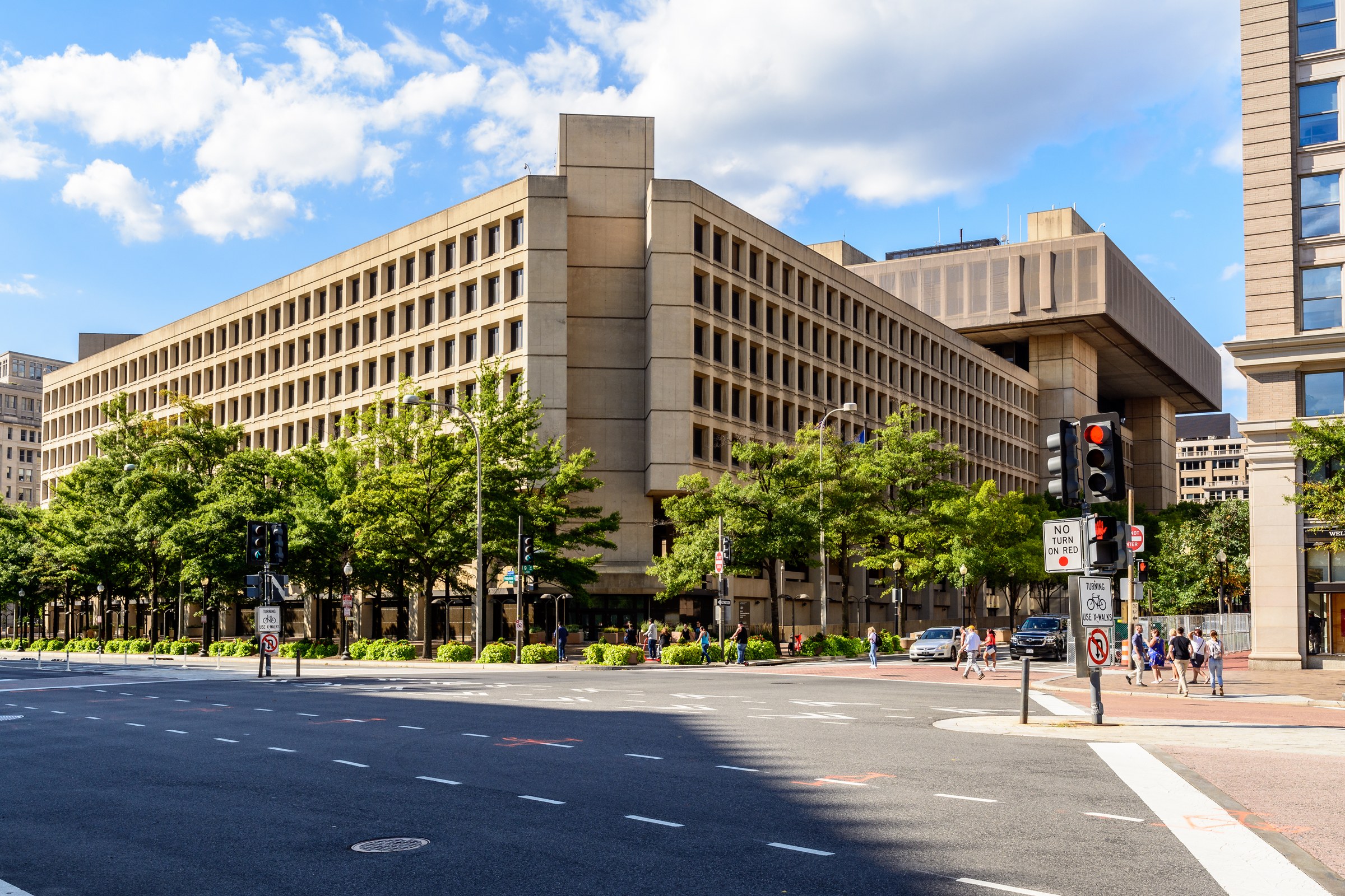 FBI headquarters, the J. Edgar Hoover Building in Washington, D.C. — the FBI's New York office investigated the Halima Salman ISIS training case