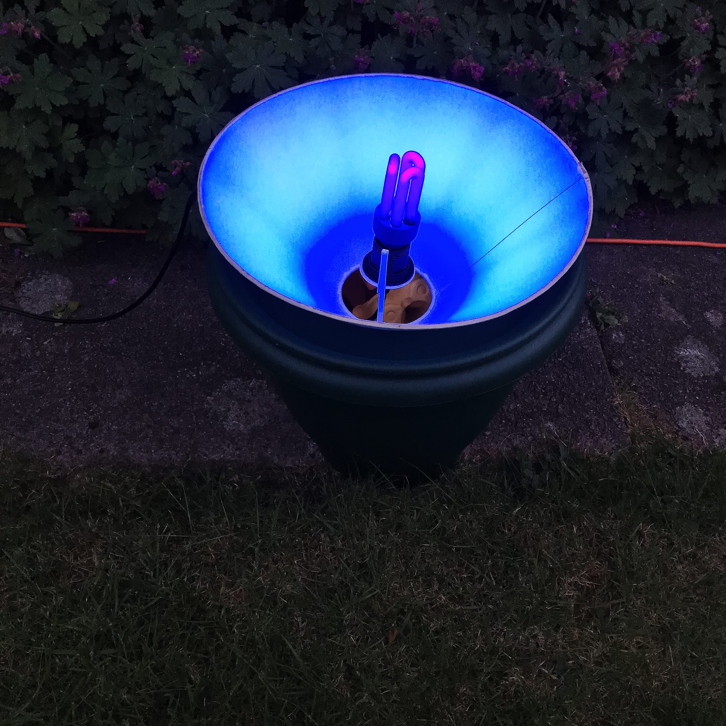 An insect light trap of the kind used in vector surveillance networks to monitor Culicoides midge populations