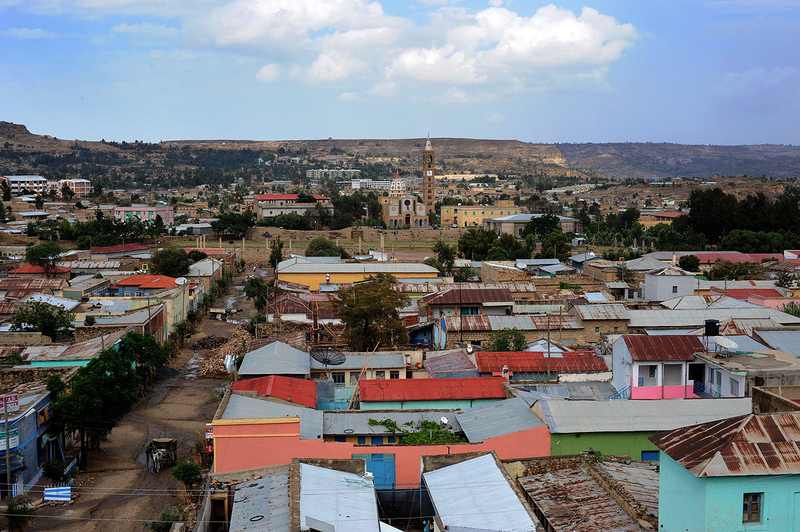 Adigrat, Tigray, where residents reported seeing Eritrean troops enter Ethiopia
