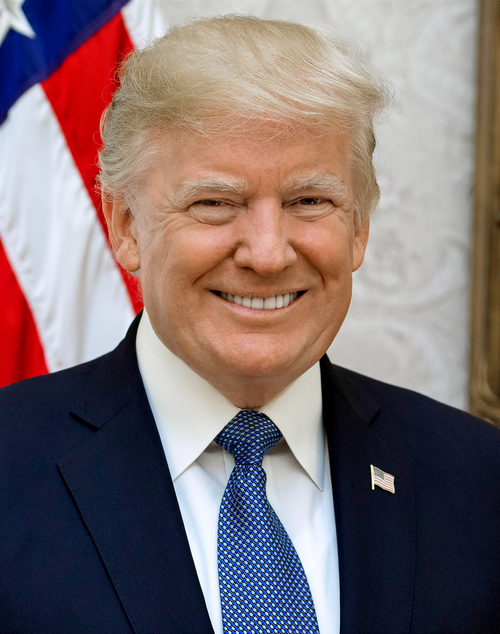 President Donald Trump, who signed the sweeping Russia sanctions bill into law