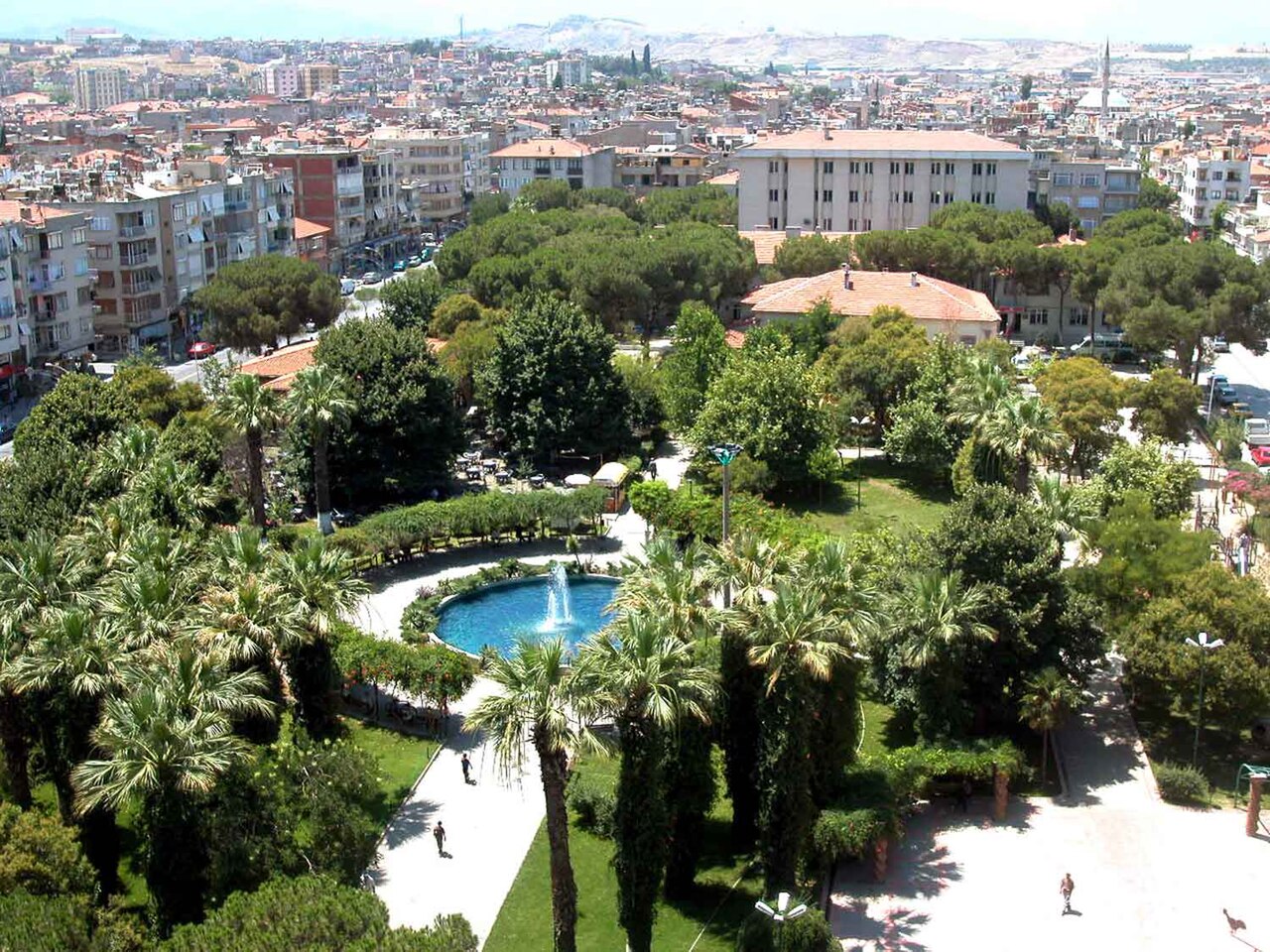 A view of central Turgutlu in Manisa province, western Turkey