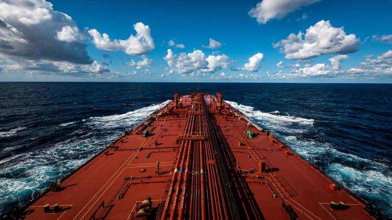 Oil tanker deck representing Persian Gulf shipping risks after the Acers strike