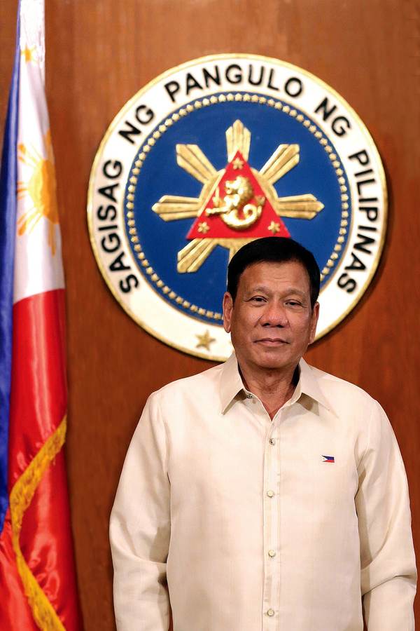 Official portrait of former Philippine president Rodrigo Duterte, defendant in the ICC case