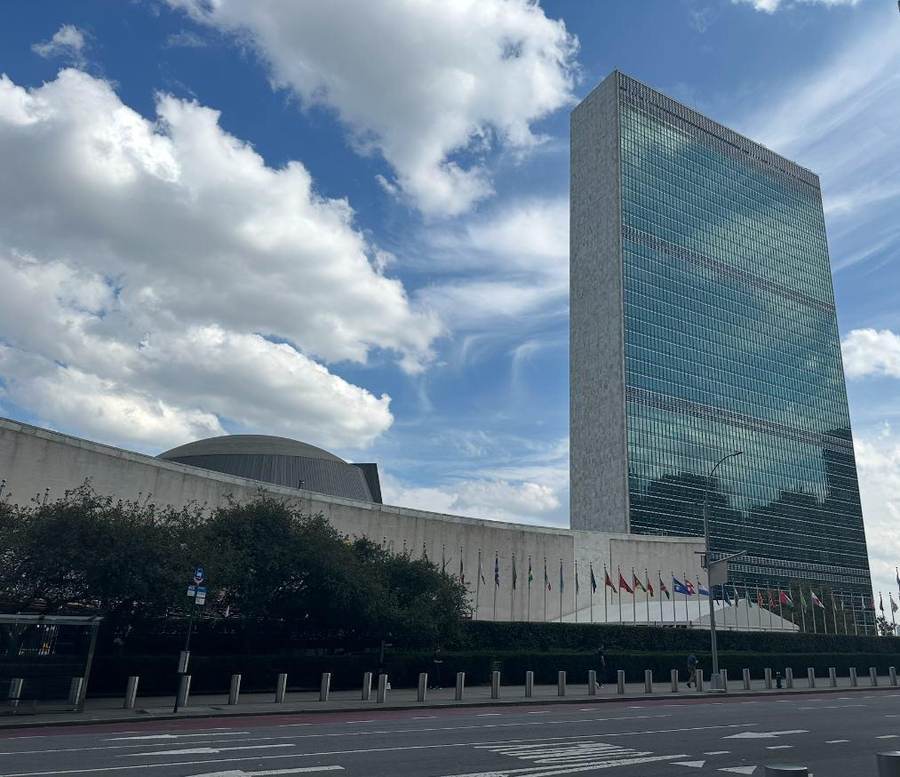 United Nations headquarters in New York; UN settlement blacklist update adds 61 companies