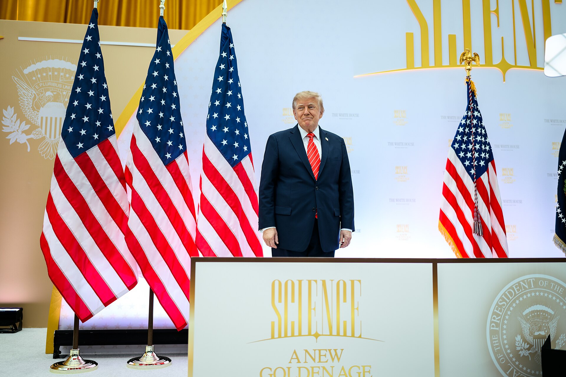 President Donald Trump at the White House during the week he approved the Fort Hood execution plan
