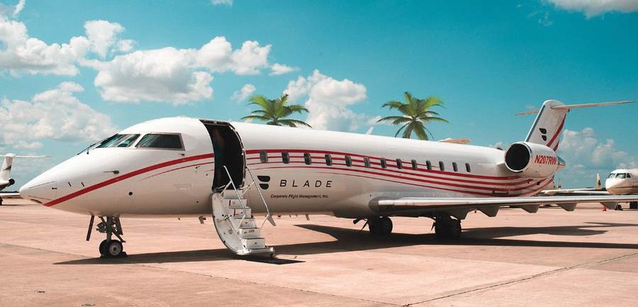 BladeOne premium cabin service prepared for passengers on a semi-private flight