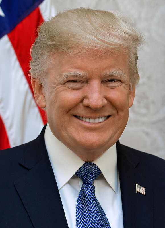 President Donald Trump, official White House portrait