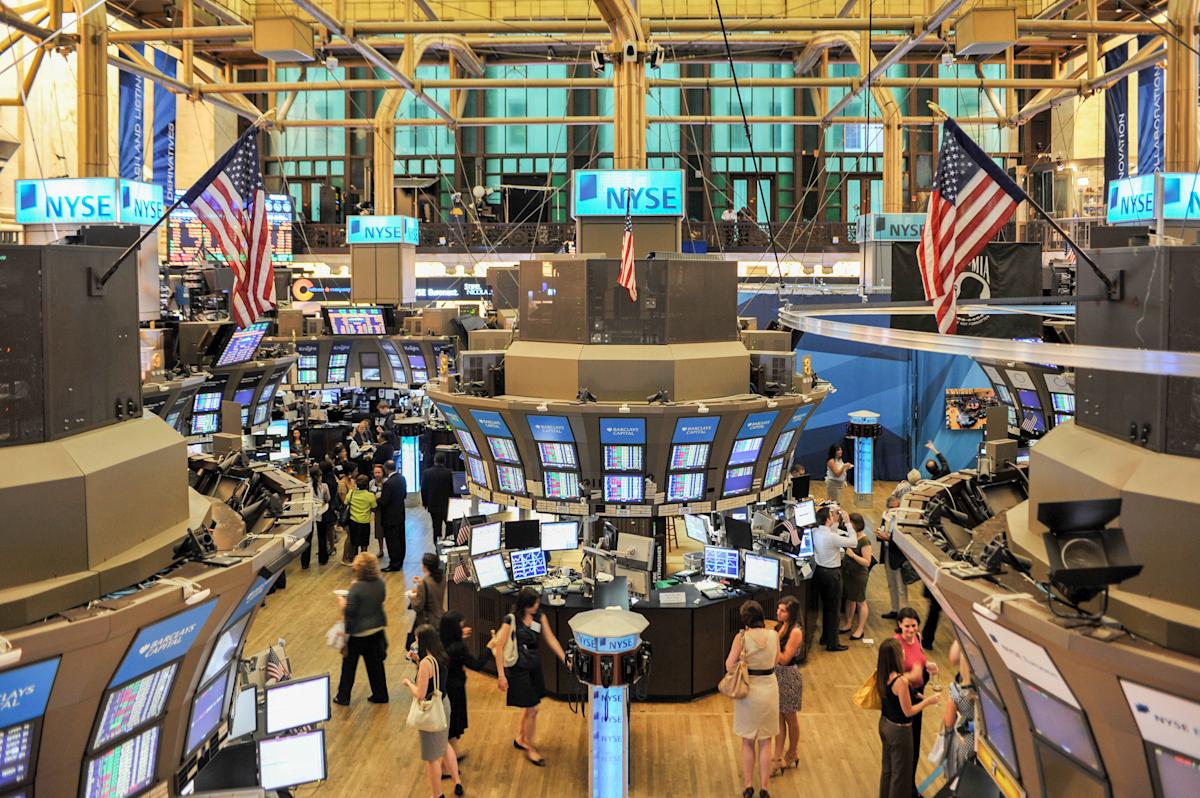 The facade of the New York Stock Exchange in a file photograph