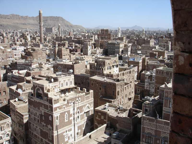 Old Sana'a skyline in Yemen, the Houthi-held capital where the 12-year civil war began in 2014