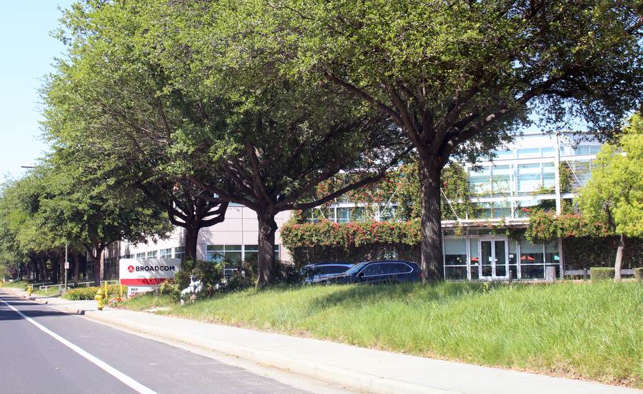 Broadcom's headquarters in San Jose, California — the Broadcom Anthropic $42 billion loan revealed in Anthropic's IPO prospectus makes the chipmaker its lender as well as its supplier