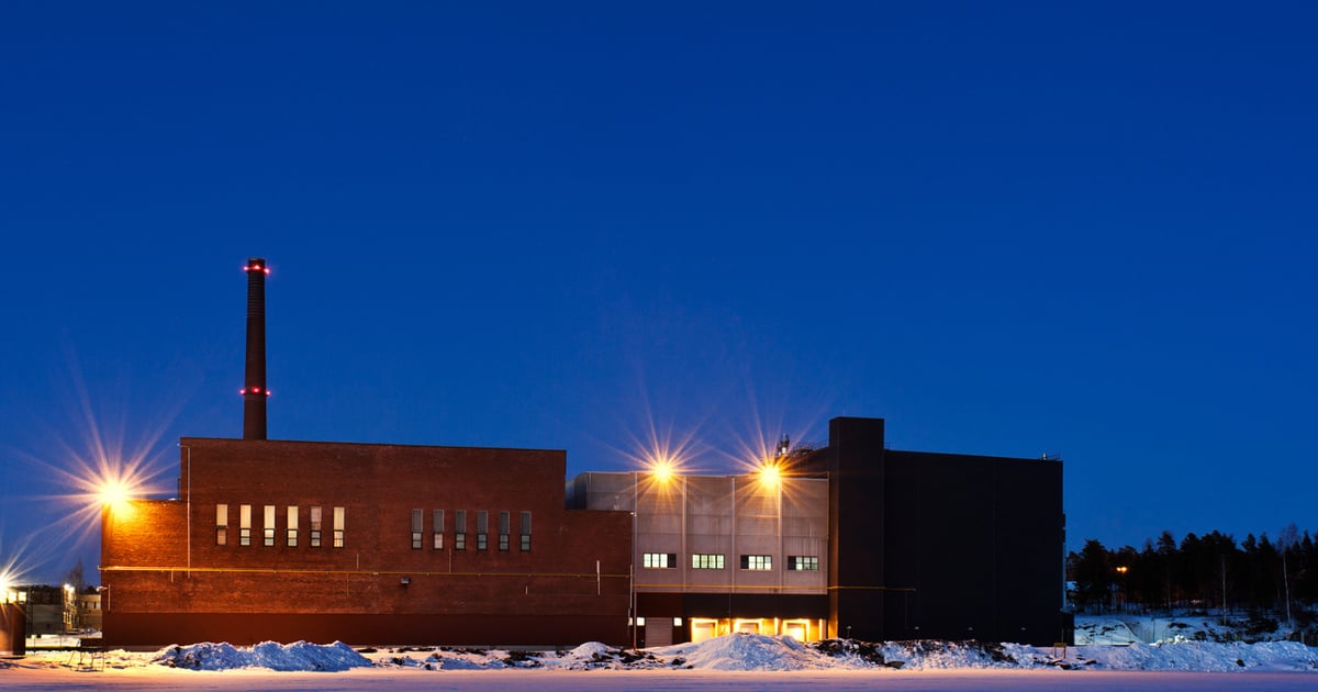 Google's data center in Hamina, Finland; the company's planned expansion sites in Muhos and Kajaani are now under a halt order