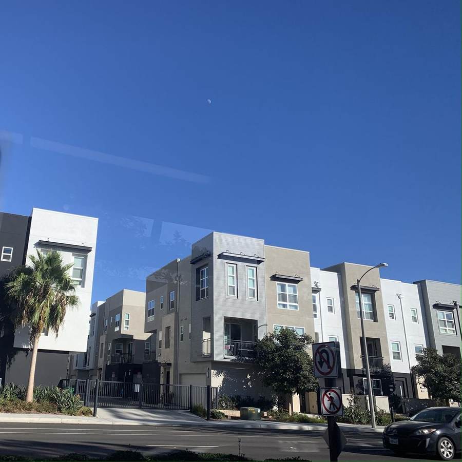 Apartment buildings in Irvine, Orange County, California