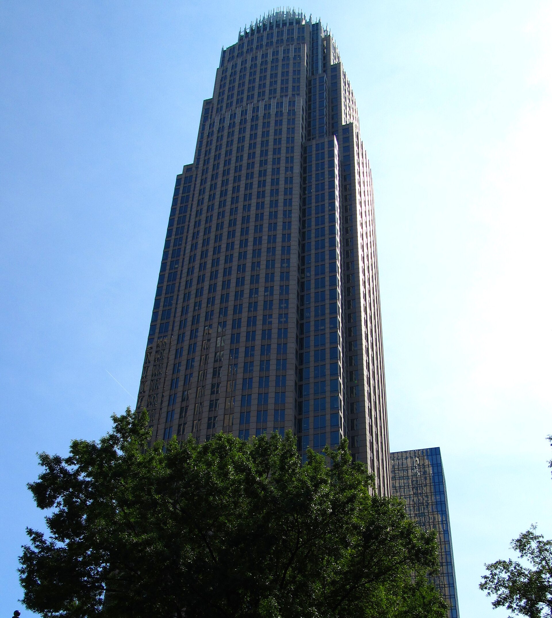 Bank of America Corporate Center in Charlotte North Carolina — the bank disclosed a 1.21 billion dollar regulatory penalty over anti-money-laundering and sanctions compliance failures