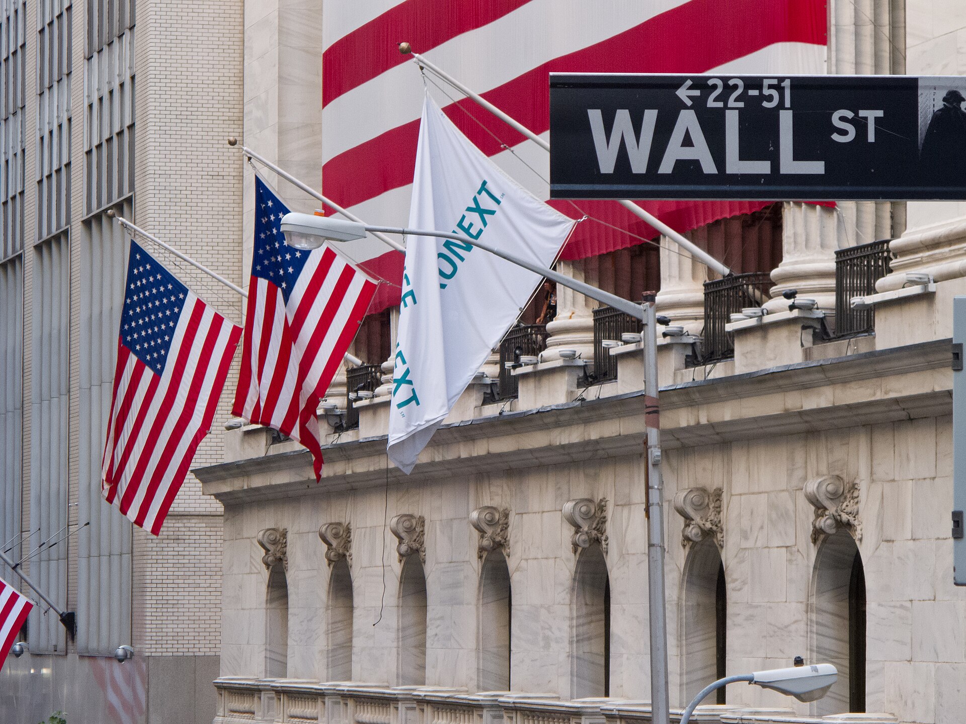 Wall Street and the New York Stock Exchange — stock market today October 14 2026 as stocks fell after the hot September CPI report